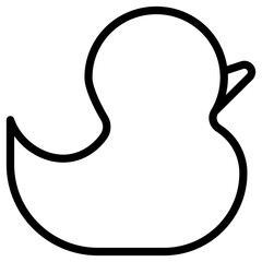 duck toy icon