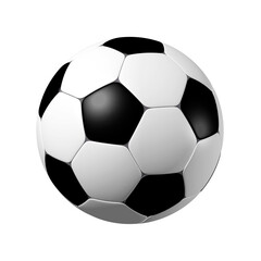 Football ball. 3D Illustration.