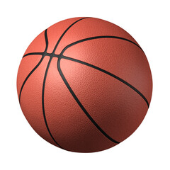 Basketball Ball. 3D Illustration.