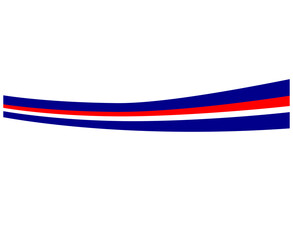 British United Kingdom Flag National Europe Ribbon Emblem Vector Illustration Abstract Design Element