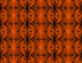 optic orange color geometric pop art seamless square pattern background