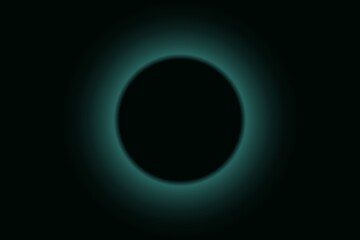 black abstract background green circle light element