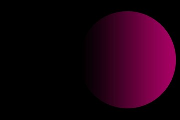Black abstract background with pink circle elements