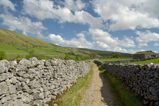 Scenery in Wharfedale near Grassington, Yorkshire Dales