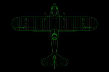 Avión de combate biplano