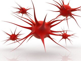 

3d illustration neuron
