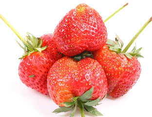 Strawberry isolated on white background