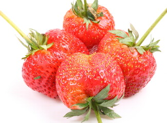 Strawberry isolated on white background