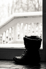 person sitting on a bench