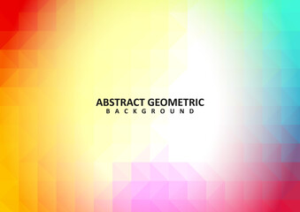 Abstract colorful geometric vector background