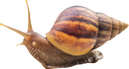 big helix snail isolated