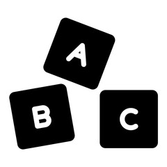 alphabet box icon