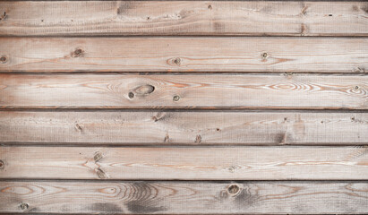Background of wooden light gray and brown vintage planks as abstract copy space for texture