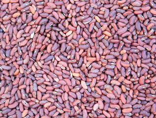 Red beans pattern as background