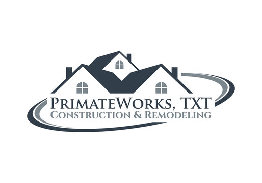 Primate Works Real Estate Construction and Remodelling Logo Design Template