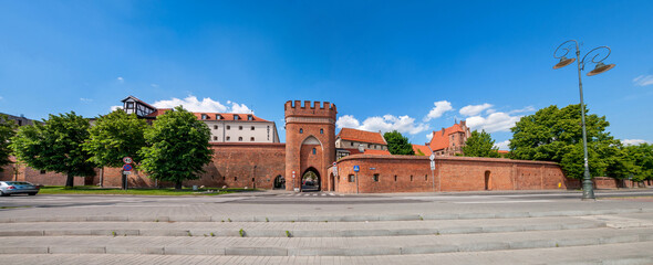 Bridge gate in Torun, Kuyavian-Pomeranian Voivodeship, Poland