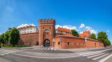 Bridge gate in Torun, Kuyavian-Pomeranian Voivodeship, Poland