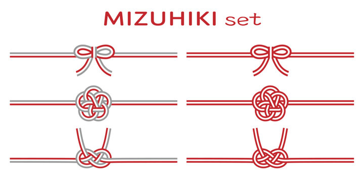 Simple mizuhiki set background transparent