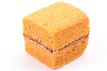 Cake isolate white background