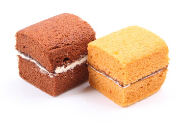 Cake isolate white background