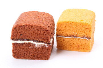 Cake isolate white background