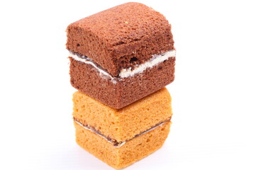 Cake isolate white background