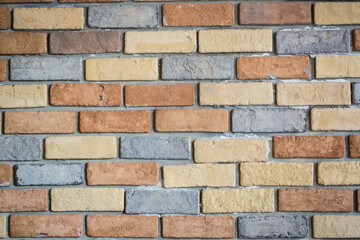 Obraz premium Brick old wall as background, loft style decoration brick texture for interior with copy space.