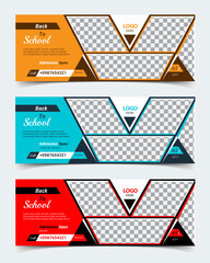 Back To School FB Cover Design