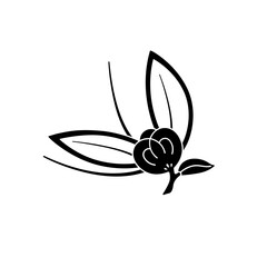 茶の實紋 / 茶の実紋・替り茶の實蝶（かわりちゃのみちょう）