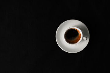 You can use coffee design on black background