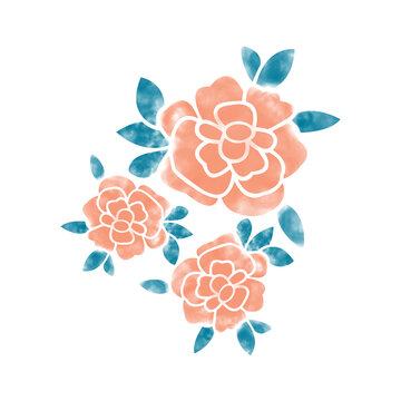 recommend clip art: Digital Watercolor Flower Frame Design.High-Quality PNG format size 6000 x 6000 px. Can be used this graphic for any kind of 
                    Project: bags, pillows, t shirts, etc. whatever you want.