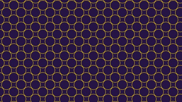 2d animation of circles seamless pattern background