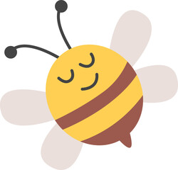 Cartoon childish bee