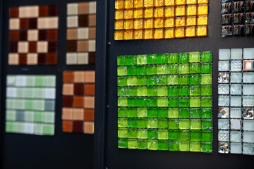 Department in  hardware store with mosaics