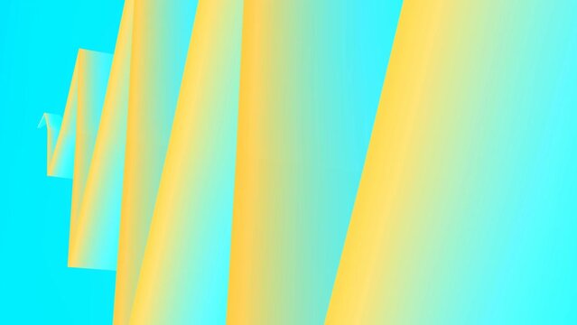 Endlessly moving zigzag pattern with a trendy gradient 3d render loop animation