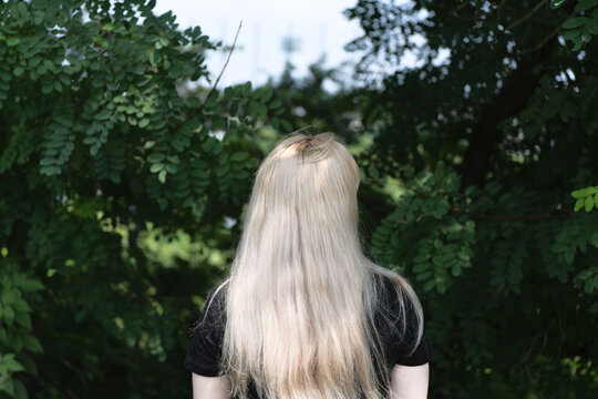 ブロンドヘアのポートレート