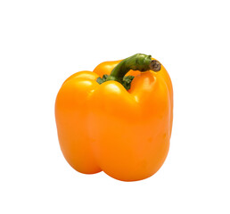 Bell pepper isolated on transparent background - PNG format.