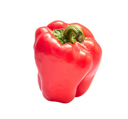 Bell pepper isolated on transparent background - PNG format.