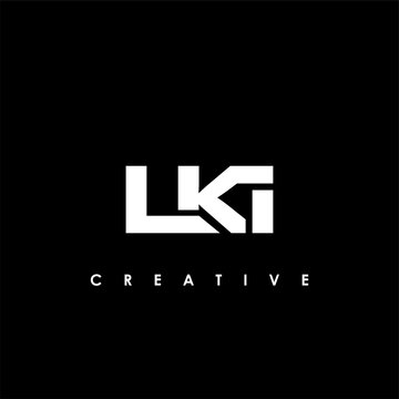 LKI Letter Initial Logo Design Template Vector Illustration