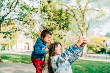 child in park