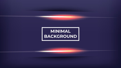 Minimal background and there are two orange rays up and down, easy to edit
