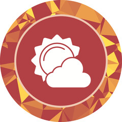 Unique Glyph Vector Icon