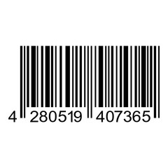 Código de barras aislado