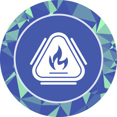 Caution Fire Icon