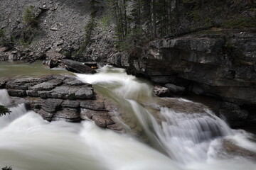 Maligne Canyon Jasper National Park Alberta Canada in summer