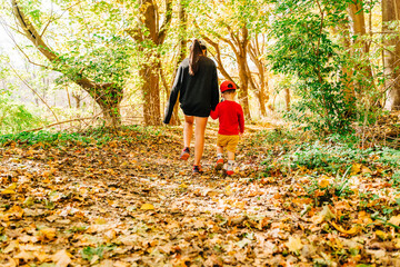 walking in the park