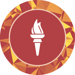 Obraz premium Torch Icon