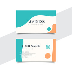 Corporate elegant business card template