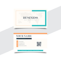 Corporate elegant business card template