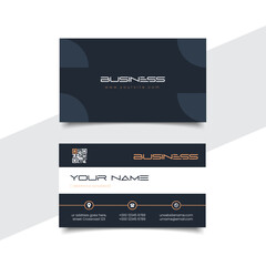 Corporate elegant business card template
